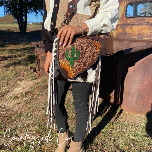 El Paso Tooled Leather Concealed Carry Bag by Countryside Co.