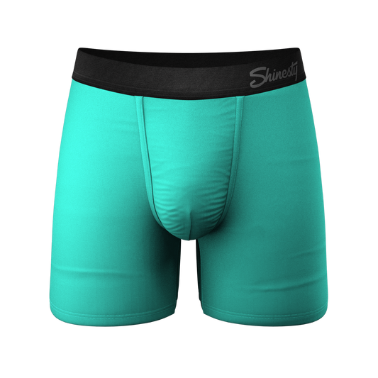 The Cyantific Theory | Turquoise Ball Hammock® Pouch Underwear by Shinesty