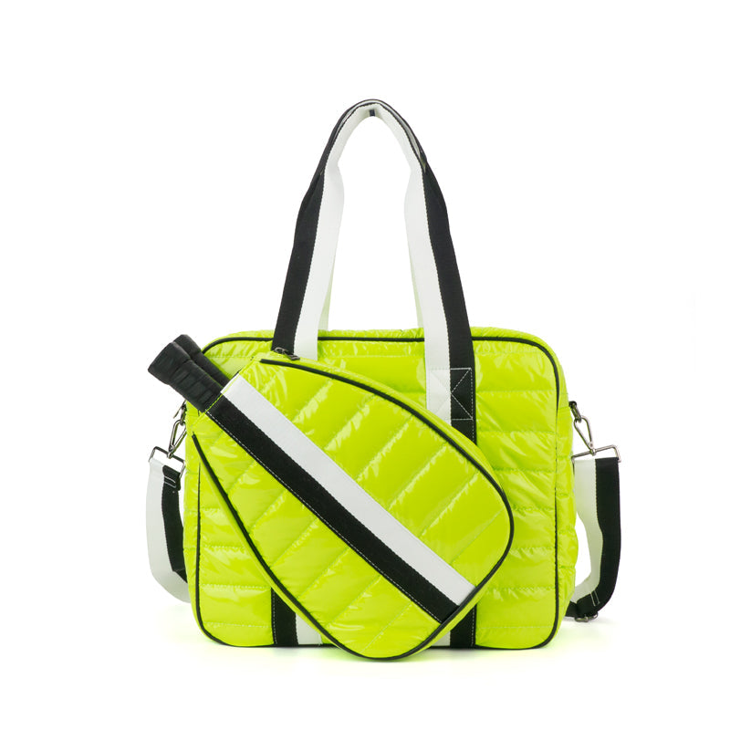 The Bennett | Pickleball Puffer Duffel Sport Bag | 5 Colors by Babs+Birdie