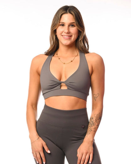 *Good Vibes* (Luxury Brushed Sports Bra) by Guilty Love Club