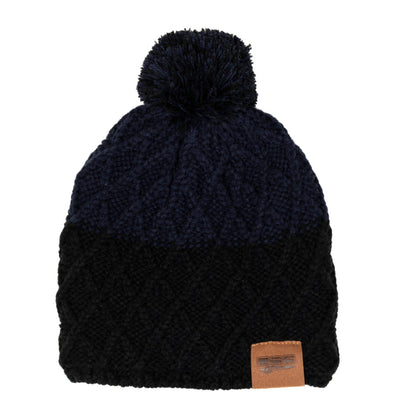 Two-Tone Pom Beanie by DSG OUTERWEAR