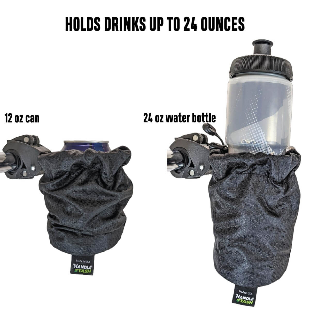 Double Black Diamond | Shock-Absorbing Bike Cup Holder by HandleStash