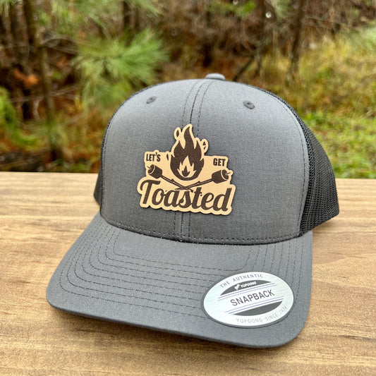 Lets Get Toasted Camping Hat by 208 Tees