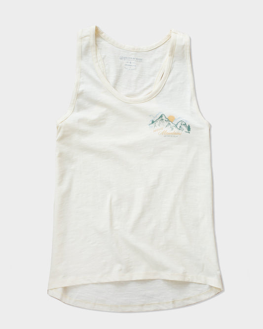 Women's Move Mountains Racerback Tank by United By Blue