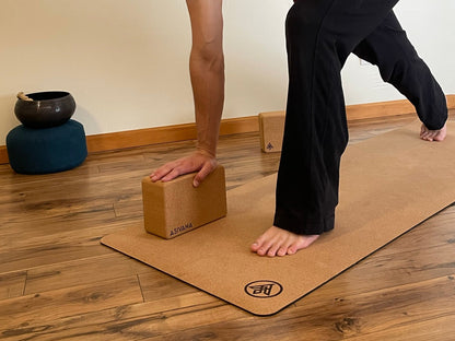 EcoBlock Cork Yoga Block - Made with FSC™ Certified Cork by Asivana Yoga