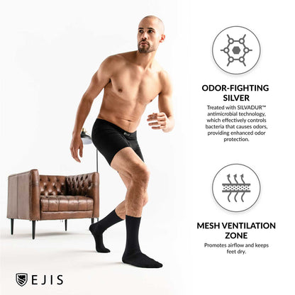 Anti-Odor Socks for Men with Sweaty Feet by Ejis