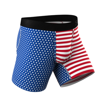 The Ellis Island | USA Flag Ball Hammock® Pouch Underwear by Shinesty