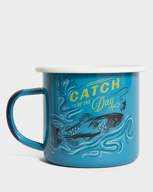 Catch Of The Day 12 oz. Enamel Mug by United By Blue