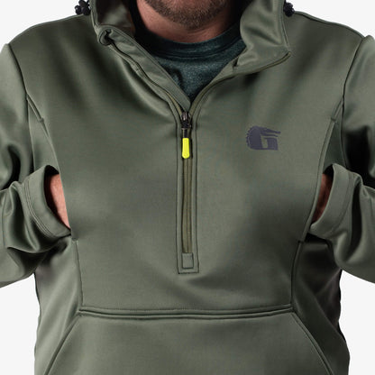 Catahoula 1/2 Zip Hoodie | Mens - Olive by Gator Waders