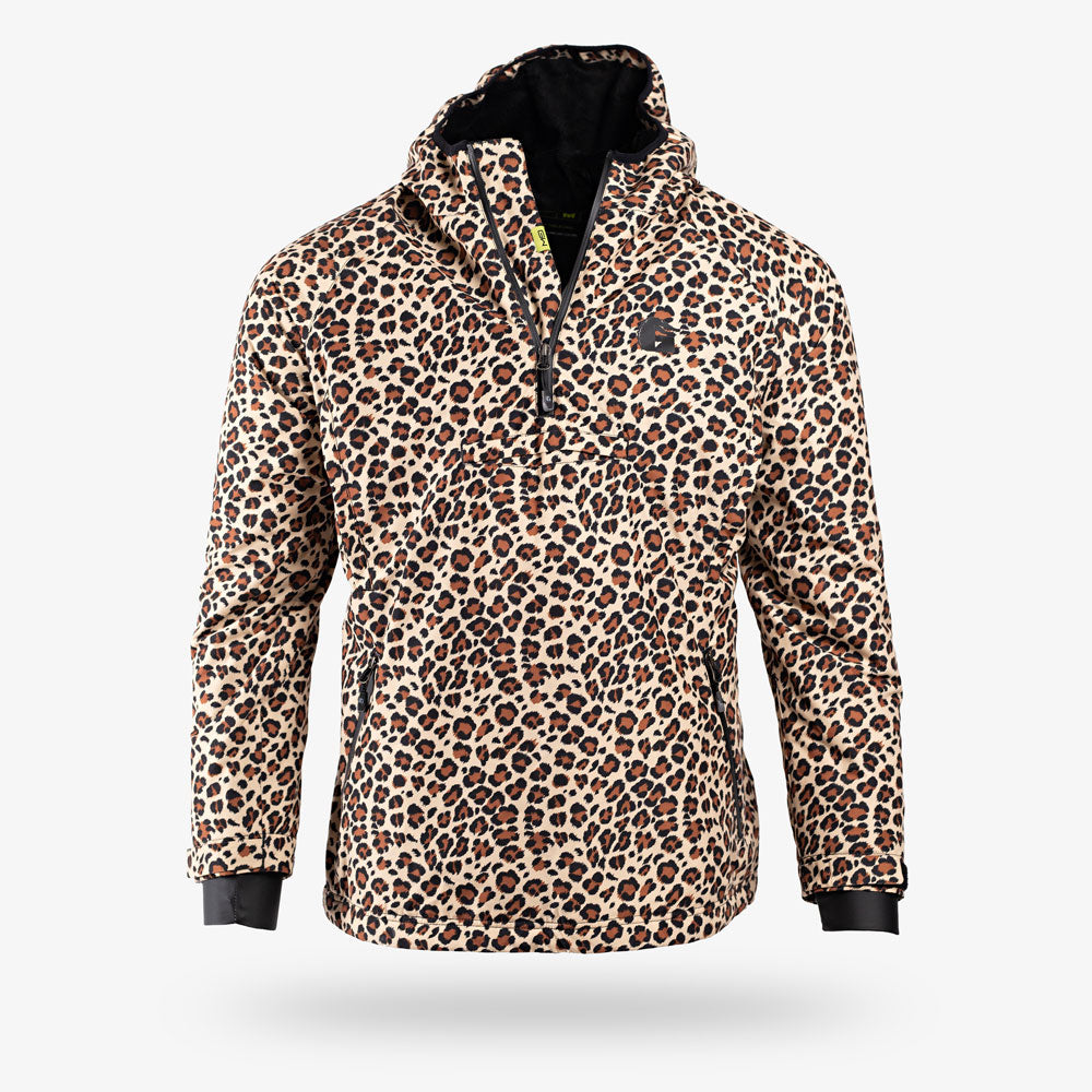 Waterproof 1/2 Zip Bog Hoodie | Womens - Leopard/Black by Gator Waders