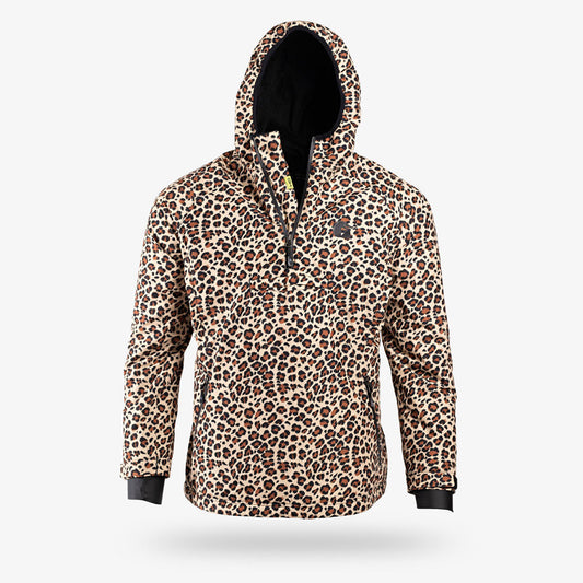 Waterproof 1/2 Zip Bog Hoodie | Womens - Leopard/Black by Gator Waders