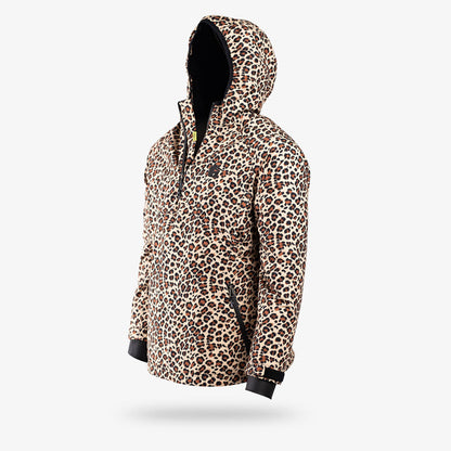 Waterproof 1/2 Zip Bog Hoodie | Womens - Leopard/Black by Gator Waders