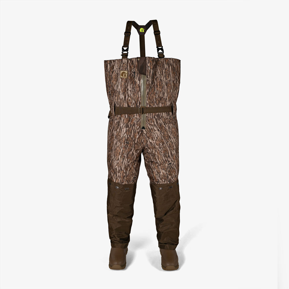 Omega Uninsulated Zip Wader | Mens - Mossy Oak Bottomland by Gator Waders