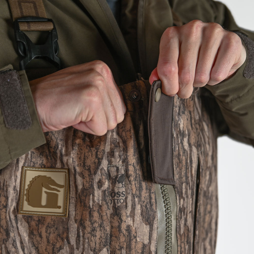 Omega Uninsulated Zip Wader | Mens - Mossy Oak Bottomland by Gator Waders