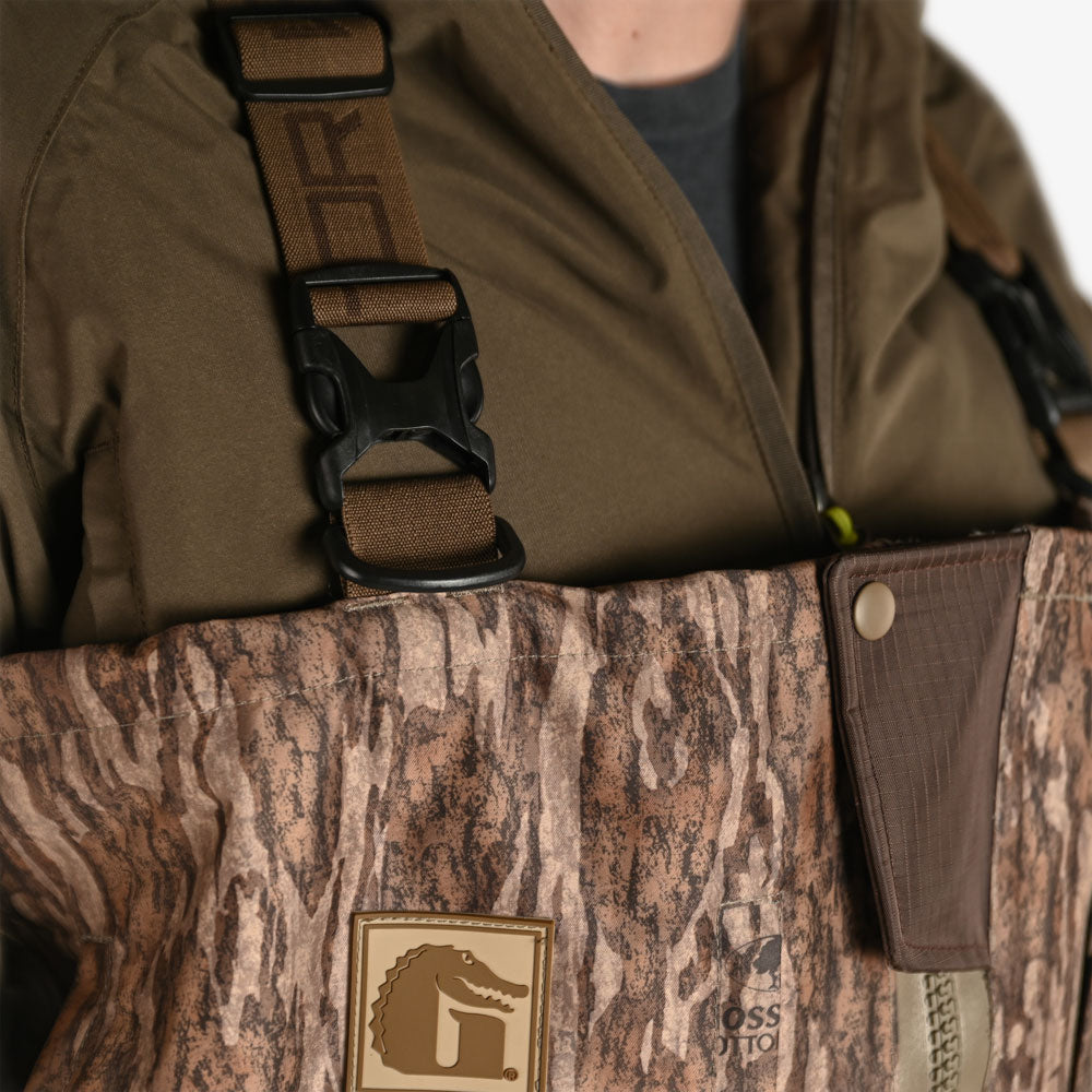 Omega Uninsulated Zip Wader | Mens - Mossy Oak Bottomland by Gator Waders