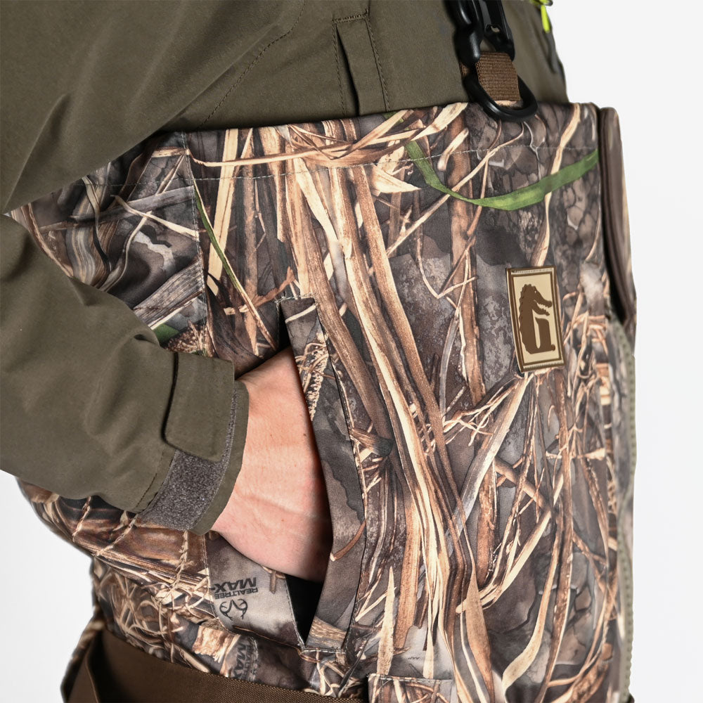 Omega Uninsulated Zip Wader | Mens - Realtree Max-7  by Gator Waders