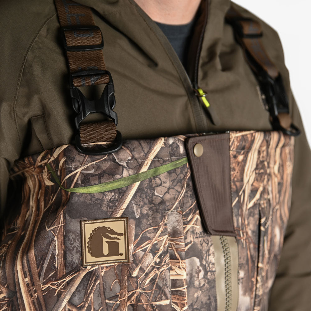 Omega Uninsulated Zip Wader | Mens - Realtree Max-7  by Gator Waders