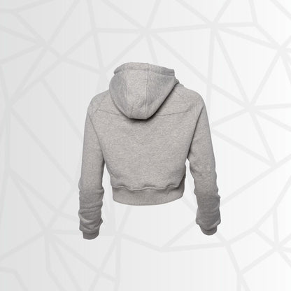 ProFit+ Pullover Crop Hoodie (Gray) by RiNo APPAREL