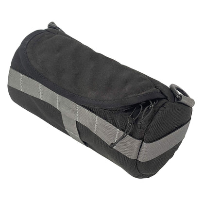 Handlebar Bag - Black & Green Burrito by HandleStash