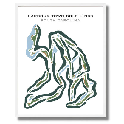 Harbour Town Golf Links, Hilton Head, South Carolina - Printed Golf Courses by Golf Course Prints