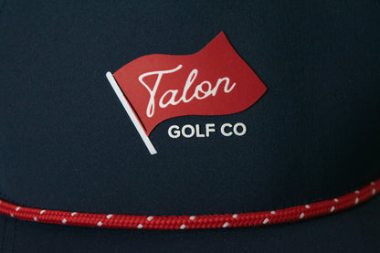 Blue Baseball Hat w/ Red Rope - Flag Logo by Talon Golf