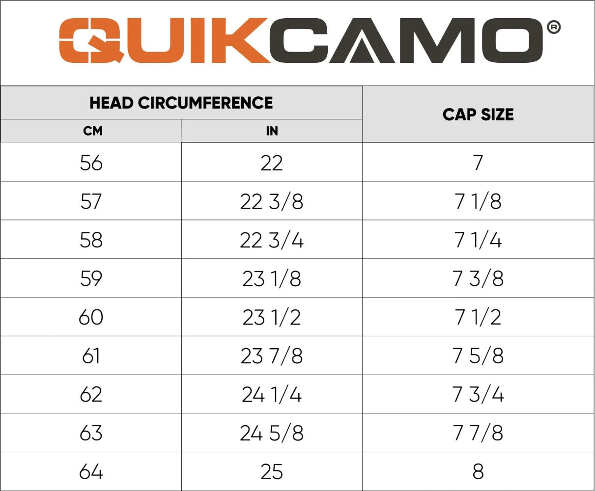 2-in-1 FRONT Leafy Face Mask and Camo Hat (Adjustable,OSFM) by QuikCamo