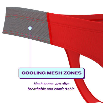 The High Caliber | Red paradICE™ Cooling Thong by Shinesty