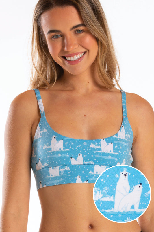 The How Coke Is Made | Polar Bear Bralette by Shinesty