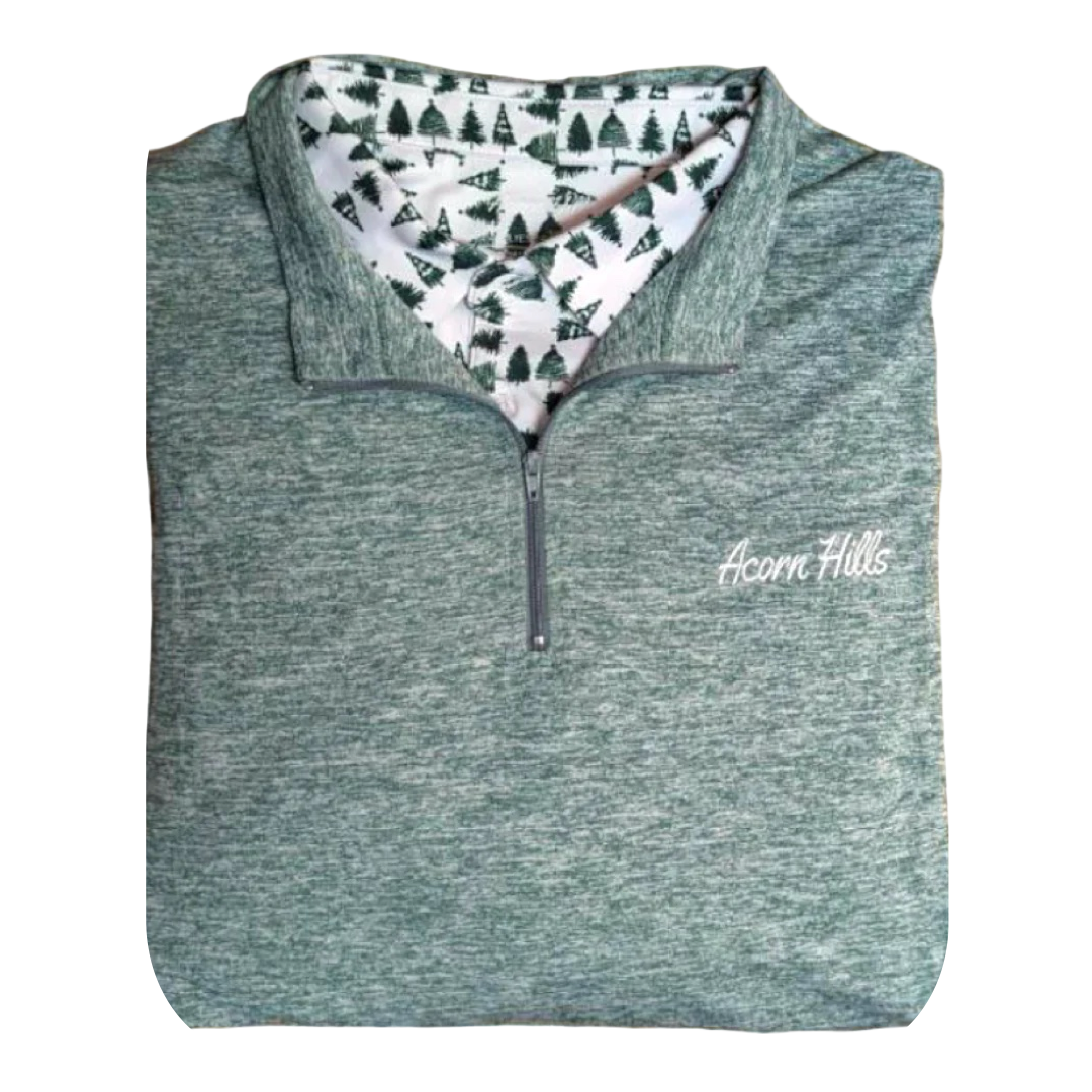 Evergreen Mint Lightweight quarterzip by Acorn Hills