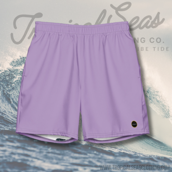 Men's Purple Eco Board Shorts by Tropical Seas Clothing