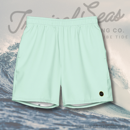 Men's Sea Green Eco Board Shorts by Tropical Seas Clothing