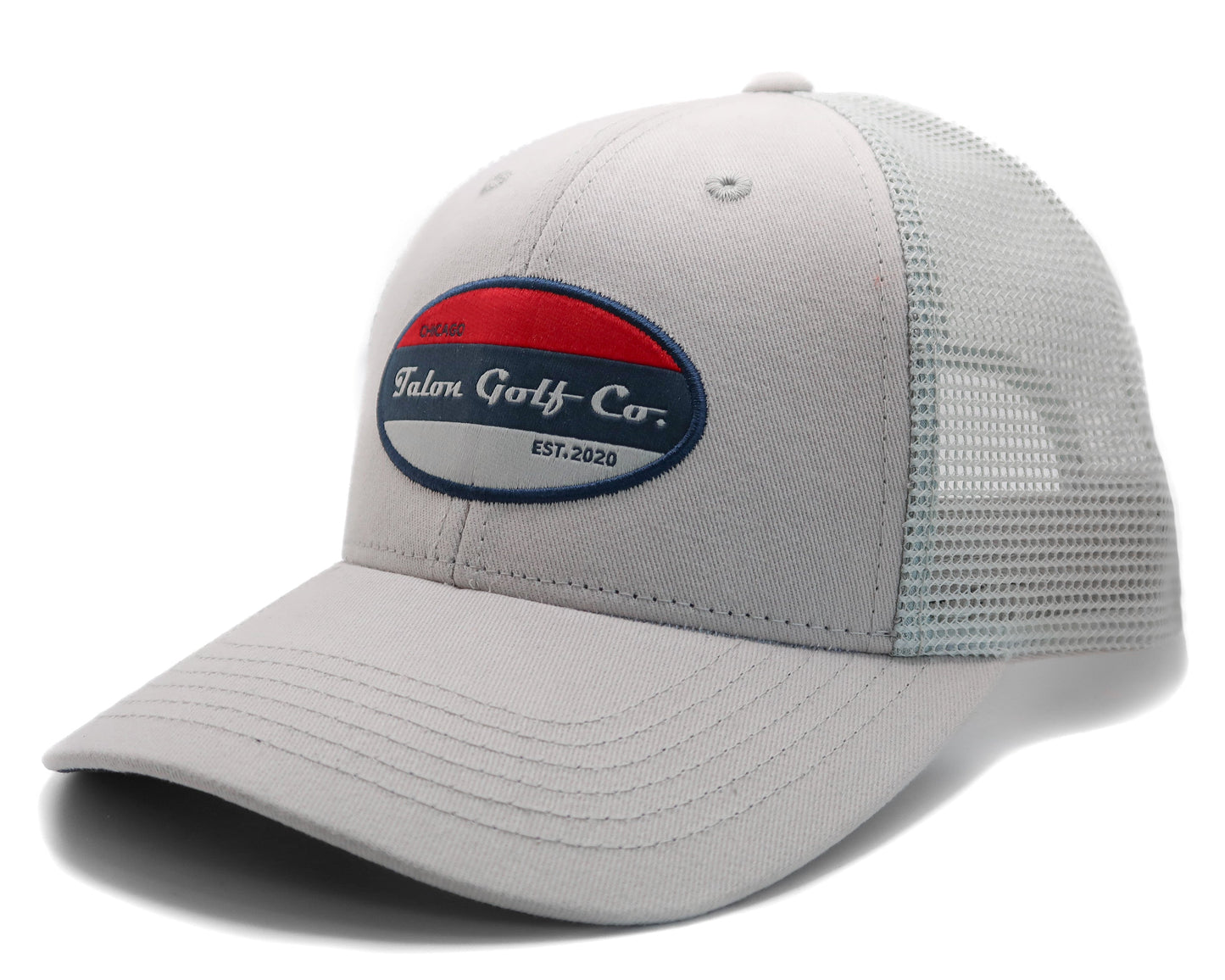 Trucker Hat - Pearl Grey/Lt Grey by Talon Golf