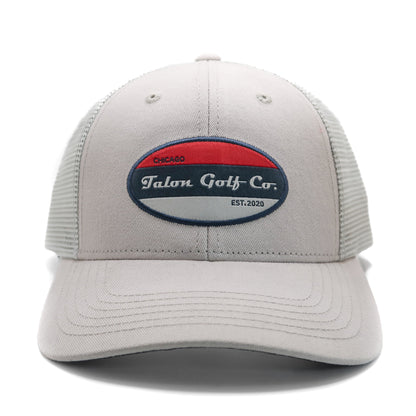 Trucker Hat - Pearl Grey/Lt Grey by Talon Golf