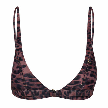 Kai Bikini Top / Leopard by East x East