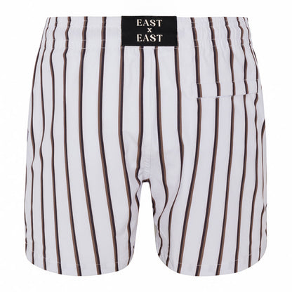 Alfie / Cream + Brown Stripe by East x East