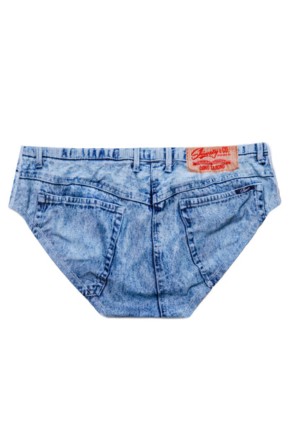 The Assid Washers | Faux-Denim Swim Brief by Shinesty