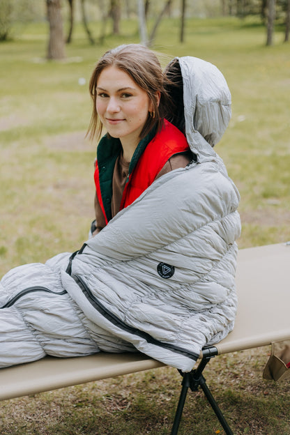 Goose Down Sleeping Bag - Black by YATTA