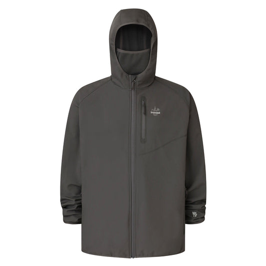 W3 Outbound Full Zip Hoodie: Mid weight Windproof Fishing Hoodie with Face Mask Full Zip by Sportsman Gear