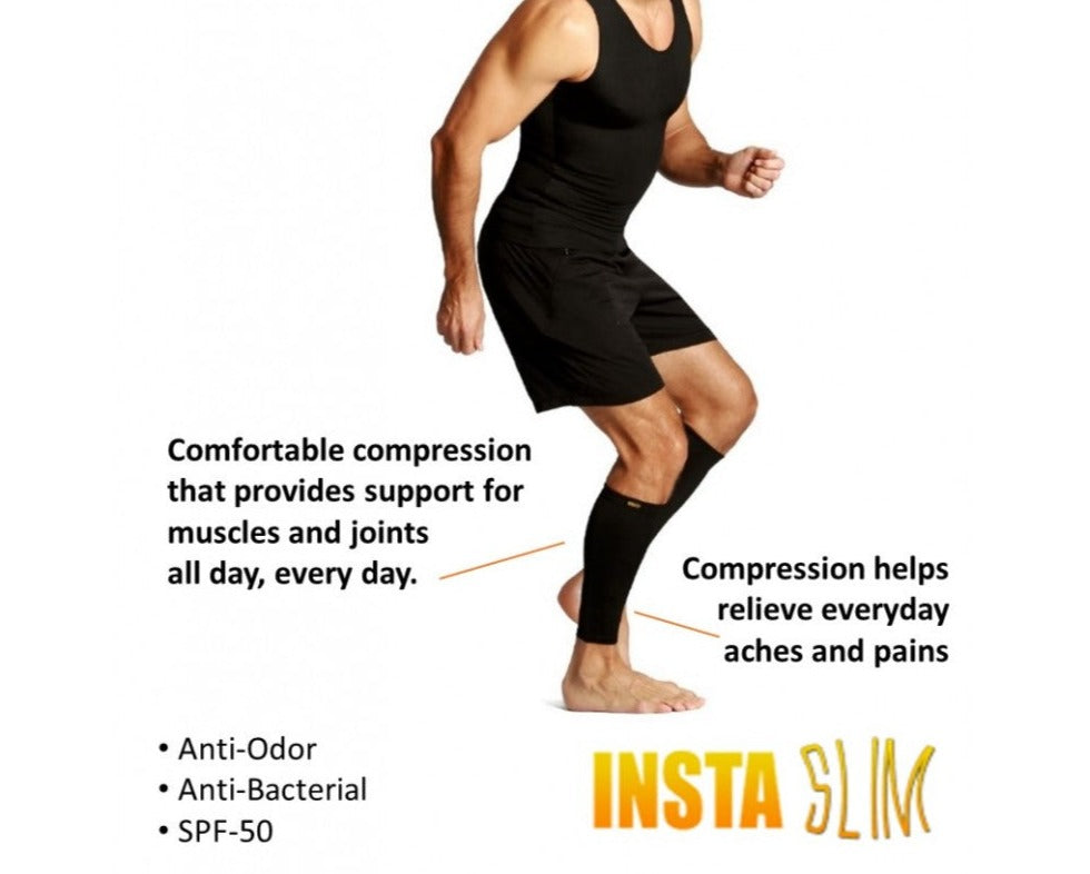 Insta Slim Unisex High Compression Calf Sleeves AL60101 by InstantFigure - InstaSlim - InstantRecoveryMD