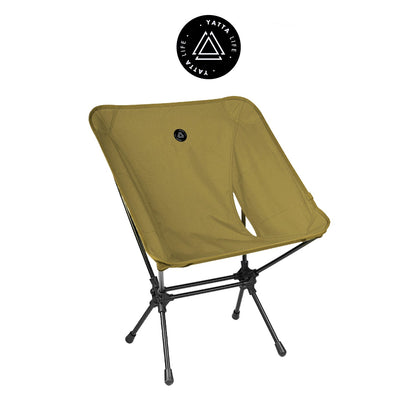 Low Back Ultralight Folding Camping Chairs With Storage Pouch by YATTA