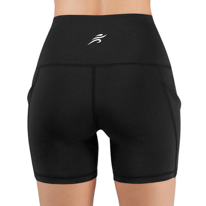 Jolie High-Waisted Athletic Shorts with Hip Pockets by Jupiter Gear