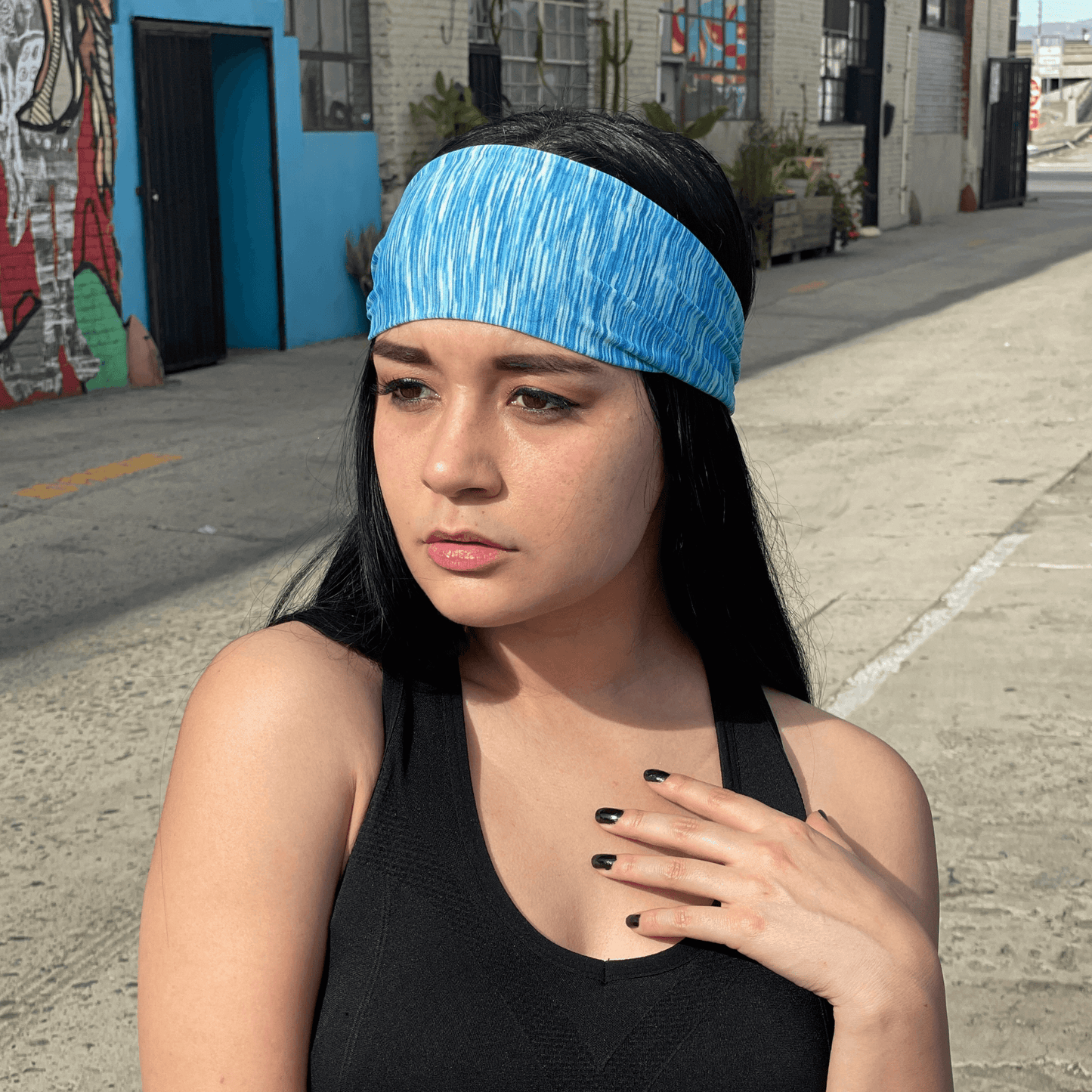 Extra-Wide Sport and Fitness Sweat-Wicking Headband by Jupiter Gear