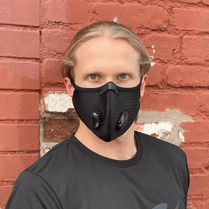 Performance Sports Face Mask with Activated Carbon Filter and Breathing Valves by Jupiter Gear