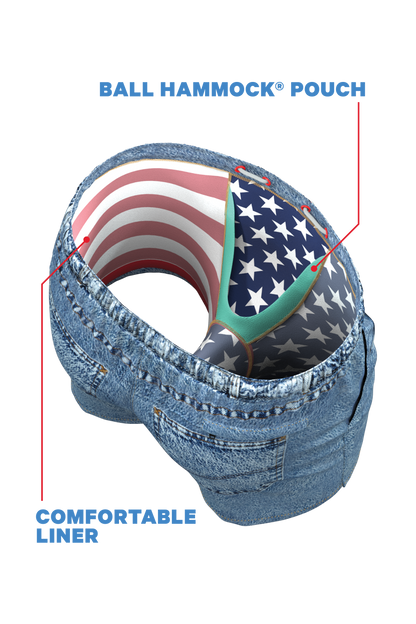 The Jacksonville Jort | Denim Ball Hammock® Pouch 5" Swim Trunks by Shinesty