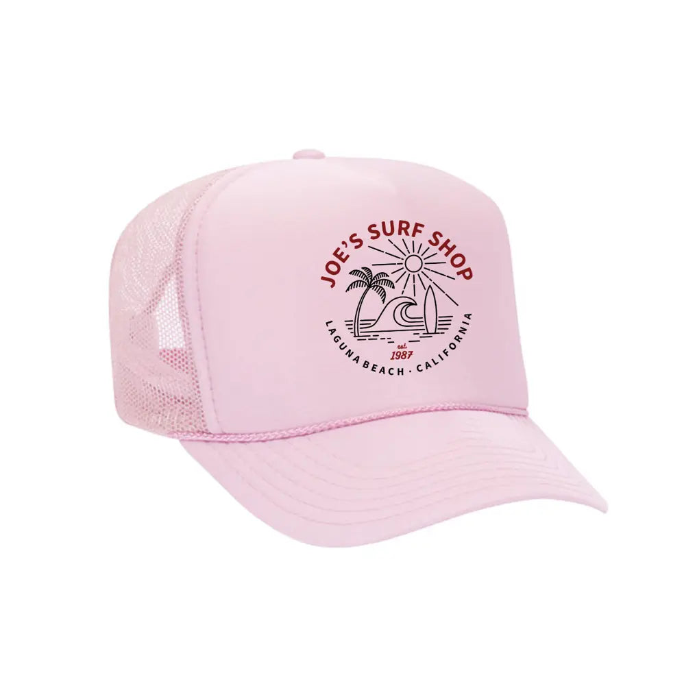 Joe's Surf Shop Beach Life Foam Trucker Hat by Joe's Surf Shop