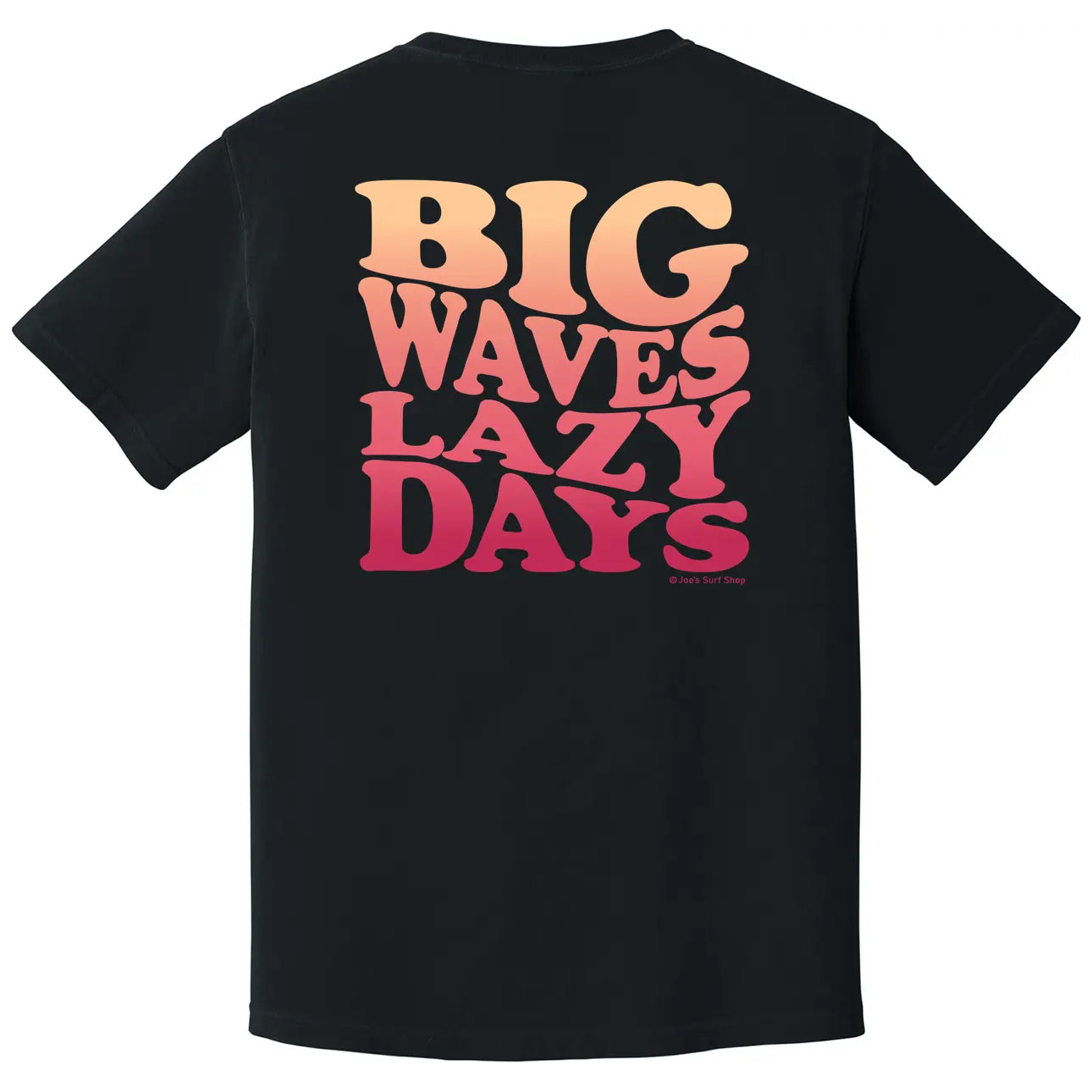 Joe's Surf Shop Big Waves Lazy Days Oversized Tee by Joe's Surf Shop