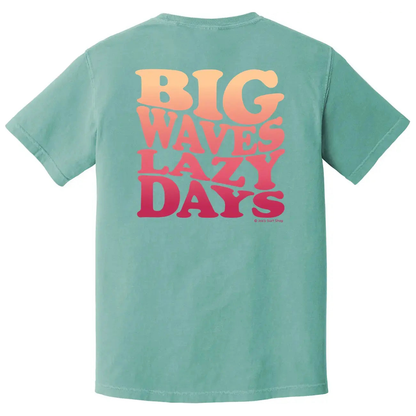 Joe's Surf Shop Big Waves Lazy Days Oversized Tee by Joe's Surf Shop