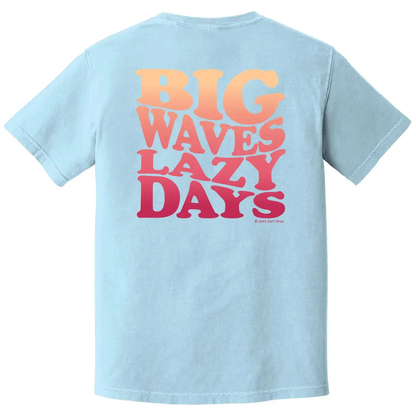 Joe's Surf Shop Big Waves Lazy Days Oversized Tee by Joe's Surf Shop