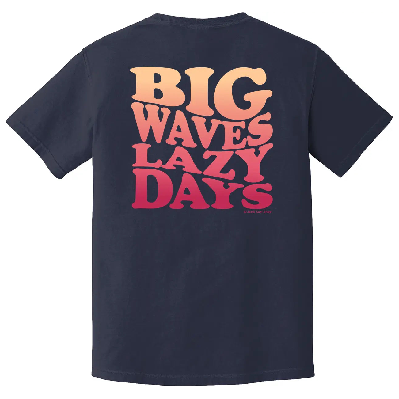 Joe's Surf Shop Big Waves Lazy Days Oversized Tee by Joe's Surf Shop