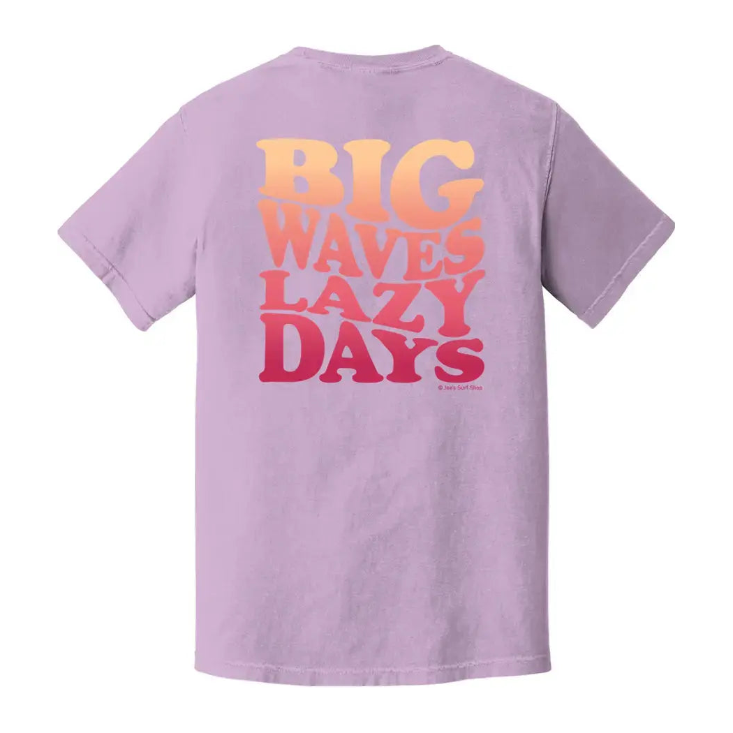 Joe's Surf Shop Big Waves Lazy Days Oversized Tee by Joe's Surf Shop